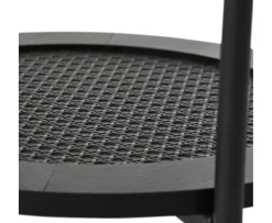 Nordic Home Elin Sidobord Black Ø50