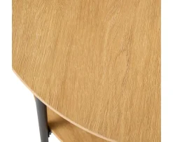 Nordic Home Elin Sidobord Oak Ø50