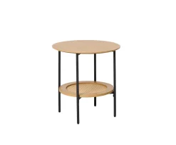 Nordic Home Elin Sidobord Oak Ø50