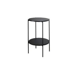 Nordic Home Elma Sidobord Svart Ø42