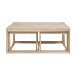 Nordic Home Elsie Satsbord White Oak