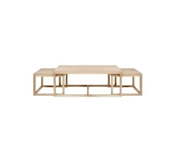 Nordic Home Elsie Satsbord White Oak