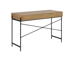Nordic Home Evelyn Skrivbord Natur/Svart