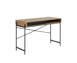 Nordic Home Evelyn Skrivbord Natur/Svart