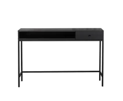 Nordic Home Ezra Konsolbord Svartbetsad Ek 120cm