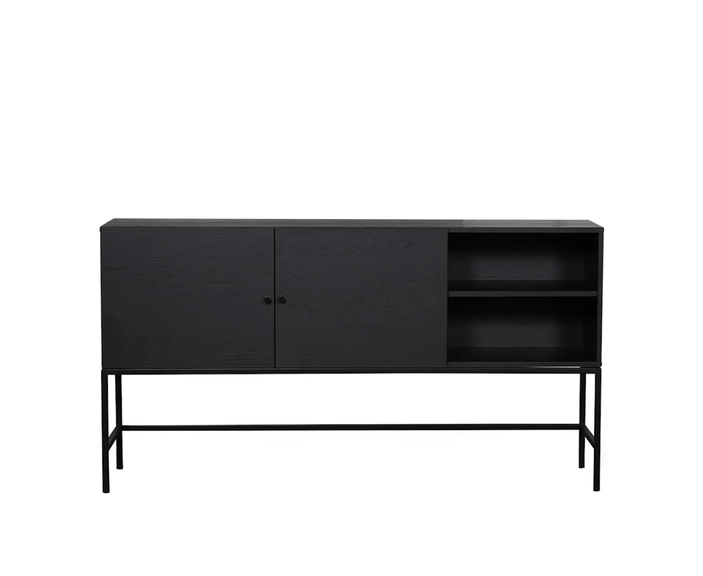 Nordic Home Ezra Sideboard Svartbetsad Ek 160cm