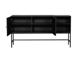 Nordic Home Ezra Sideboard Svartbetsad Ek 160cm