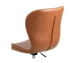 Nordic Home Grace Kontorstol Konstläder Brun