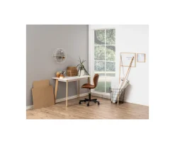 Nordic Home Grace Kontorstol Konstläder Brun
