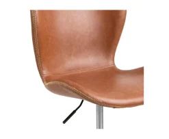 Nordic Home Grace Kontorstol Konstläder Brun
