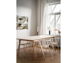 Nordic Home Haga Matbord Vitpigmenterad Ek 200cm