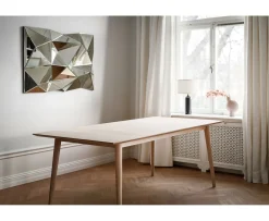 Nordic Home Haga Matbord Vitpigmenterad Ek 200cm