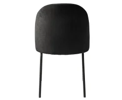 Nordic Home Hannah Matstol Chenille Black