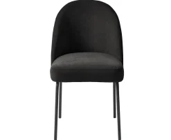 Nordic Home Hannah Matstol Chenille Black