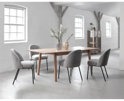 Nordic Home Hannah Matstol Chenille Grey