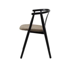 Nordic Home Henry Karmstol Black/Latte