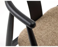 Nordic Home Henry Karmstol Black/Latte