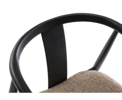 Nordic Home Henry Karmstol Black/Latte