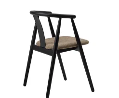 Nordic Home Henry Karmstol Black/Latte