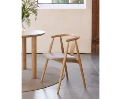 Nordic Home Henry Karmstol Natural/Latte