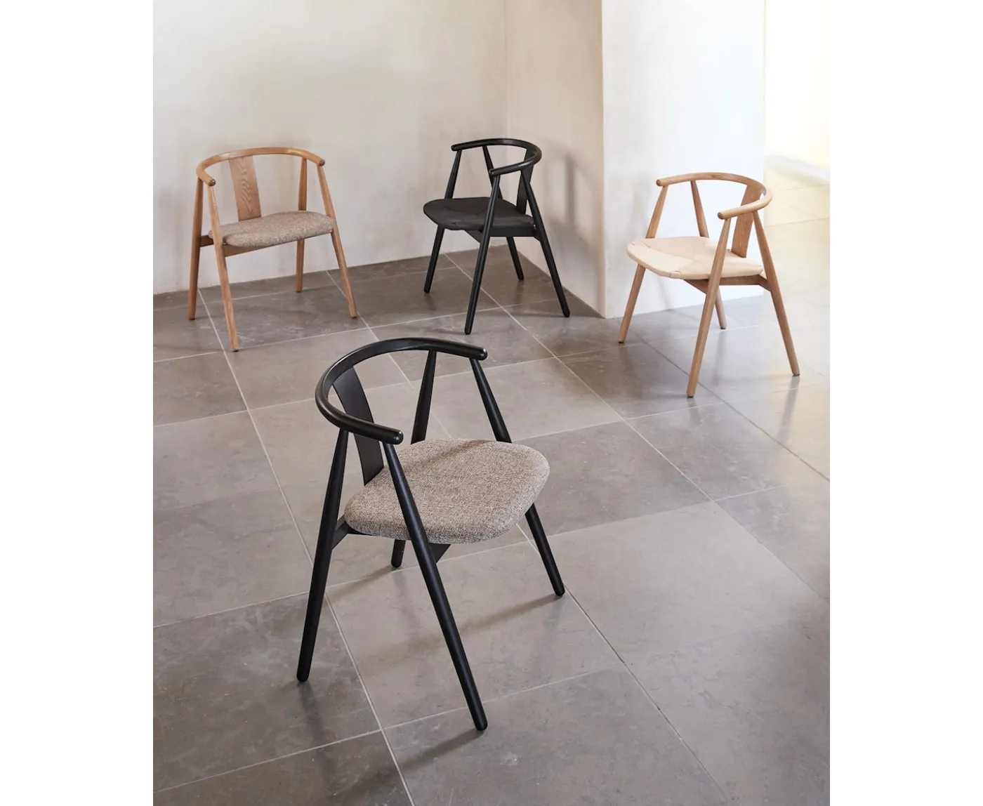 Nordic Home Henry Karmstol Natural/Latte