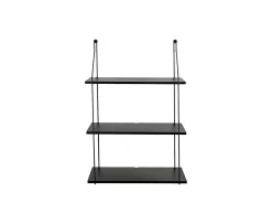 Nordic Home Hudson Vägghylla Svart 58cm