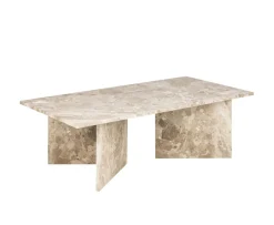 Nordic Home Ilex Soffbord Beige Marmor 140cm