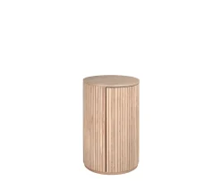 Nordic Home Kajsa Sidobord Whitewash Höger Ø40