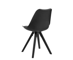 Nordic Home Lomma Matstol PU Svart