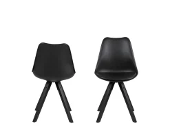 Nordic Home Lomma Matstol PU Svart