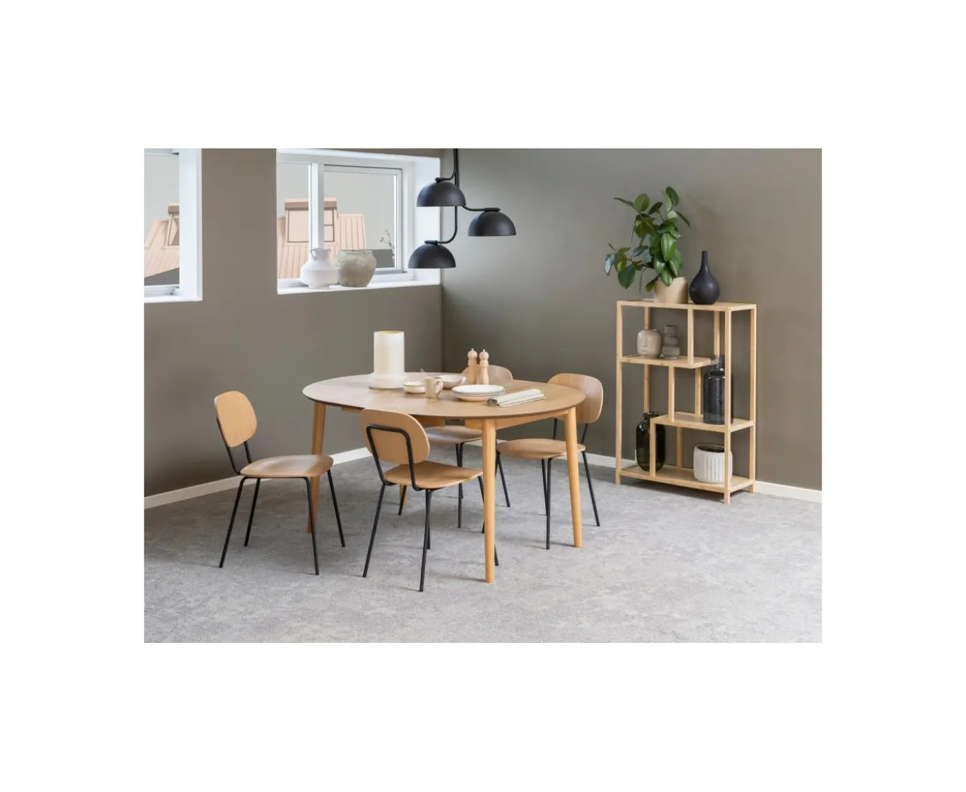 Nordic Home Melody Matbord Ek Ø115
