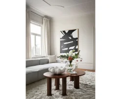 Nordic Home Melvin Soffbord Valnöt Ø65