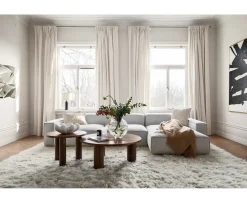 Nordic Home Melvin Soffbord Valnöt Ø65