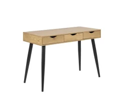 Nordic Home Molly Skrivbord Ek/Svart 110cm