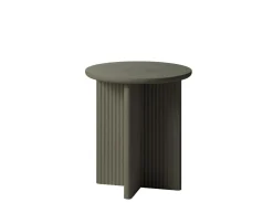 Nordic Home Mona Sidobord Olive Grey Ø50