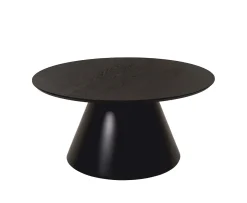 Nordic Home Myra Soffbord Svart Ø110