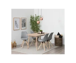 Nordic Home Nicki Matbord Vitpigmenterad Ek 150cm