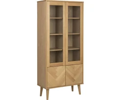 Nordic Home Nicki Vitrinskåp Oak