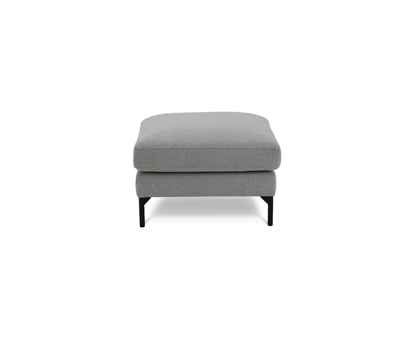 Nordic Home Olivia Fotpall Silver