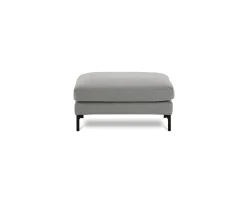 Nordic Home Olivia Fotpall Silver