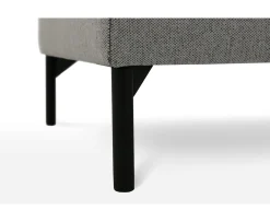 Nordic Home Olivia Fotpall Silver