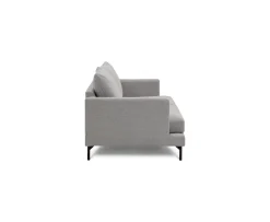 Nordic Home Olivia 3-sits Soffa Silver 206cm