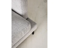 Nordic Home Olivia 3-sits Soffa Silver 206cm