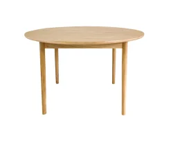 Nordic Home Ryan Matbord Vitoljad Ek Ø120