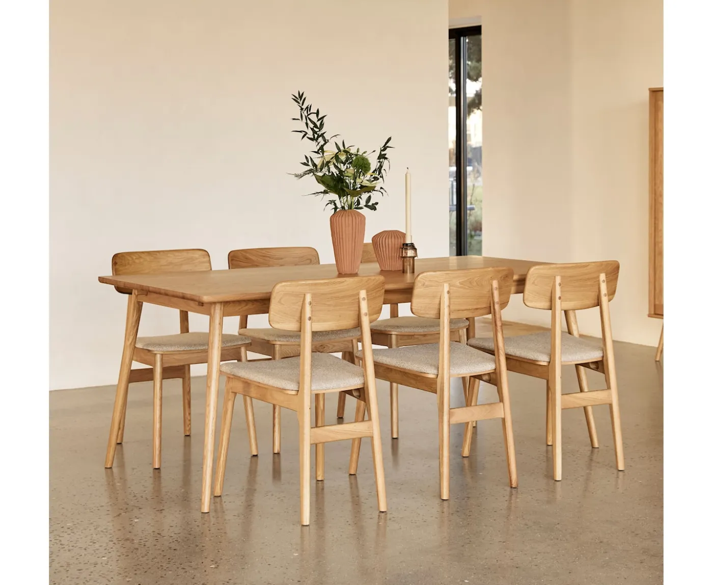 Nordic Home Sofia Matbord Natural Oak 190cm