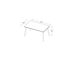 Nordic Home Sofia Matbord Natural Oak 150cm