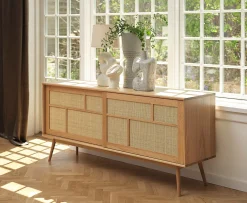 Nordic Home Sofia Sideboard Natural Oak 180cm