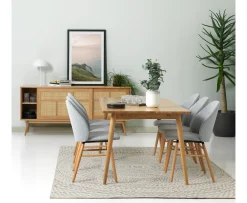 Nordic Home Sofia Sideboard Natural Oak 180cm