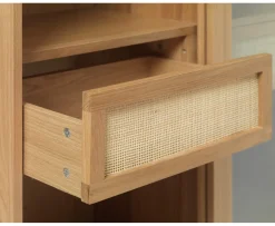 Nordic Home Sofia Vitrinskåp Natural Oak 160cm