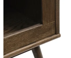 Nordic Home Sofia Vitrinskåp Smoked Oak 160cm